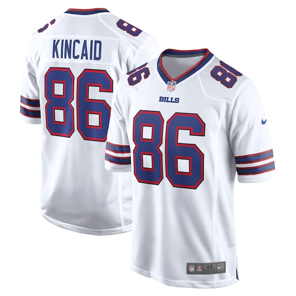 Dalton Kincaid Buffalo Bills Nike Game Jersey - White/Red - Image 2