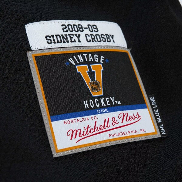 Sidney Crosby Pittsburgh Penguins Captain Patch 2008/09 Blue Line Player Jersey - Black - Image 7