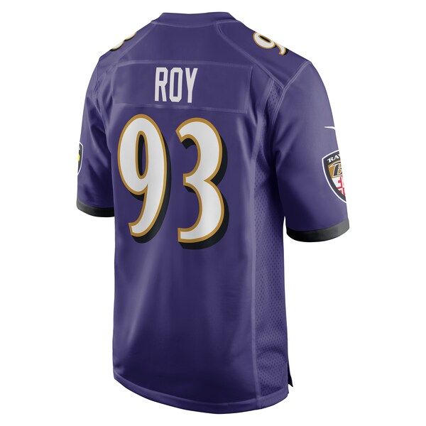 Bravvion Roy Baltimore Ravens Nike Game Jersey - Purple - Image 3
