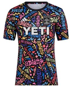 Alternative view of Austin FC adidas 2024 Hispanic Heritage Pre-Match Top - Black