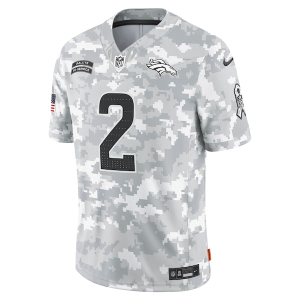 Patrick Surtain II Denver Broncos Nike 2024 Salute to Service Limited Jersey - Arctic Camo - Image 2