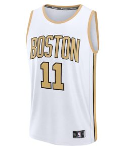 Alternative view of Payton Pritchard Boston Celtics  Youth 2025/26 City Edition Fast Break Jersey - White