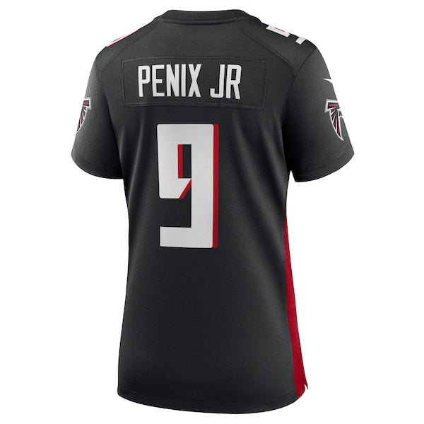 Michael Penix Jr. Atlanta Falcons Nike Women's Game Jersey - Black - Image 5