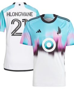 Bongokuhle Hlongwane Minnesota United FC adidas 2024 The Northern Lights Kit Replica Jersey - White