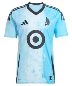 Alternative view of Robin Lod Minnesota United FC adidas 2025 CONVERGENCE Replica Player Jersey - Blue