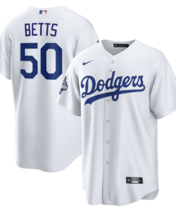 Mookie Betts Los Angeles Dodgers Nike 2025 World Series Champions Home Replica Jersey - White