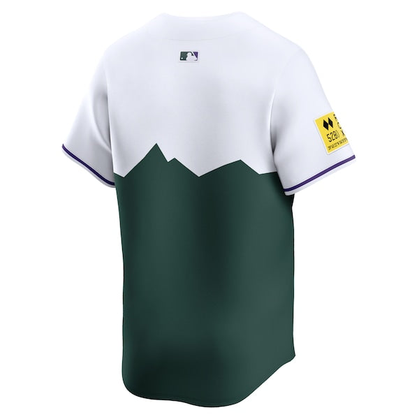 Colorado Rockies Nike City Connect Limited Custom Jersey - Green - Image 3