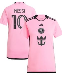 Lionel Messi Inter Miami CF adidas Women's 2024 2getherness Replica Player Jersey - Pink