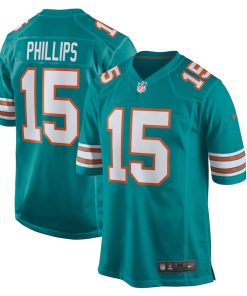 Jaelan Phillips Miami Dolphins Nike Alternate Game Jersey - Aqua