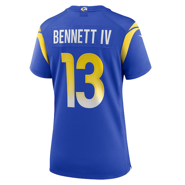Stetson Bennett Los Angeles Rams Nike Women's Team Game Jersey - Royal - Image 3