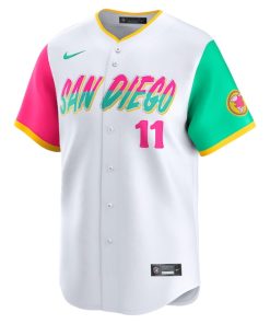 Alternative view of Yu Darvish San Diego Padres Nike City Connect Limited Jersey - White
