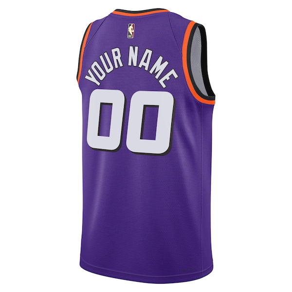 Phoenix Suns Nike Unisex 2022/23 Custom Swingman Jersey - Classic Edition - Purple - Image 3