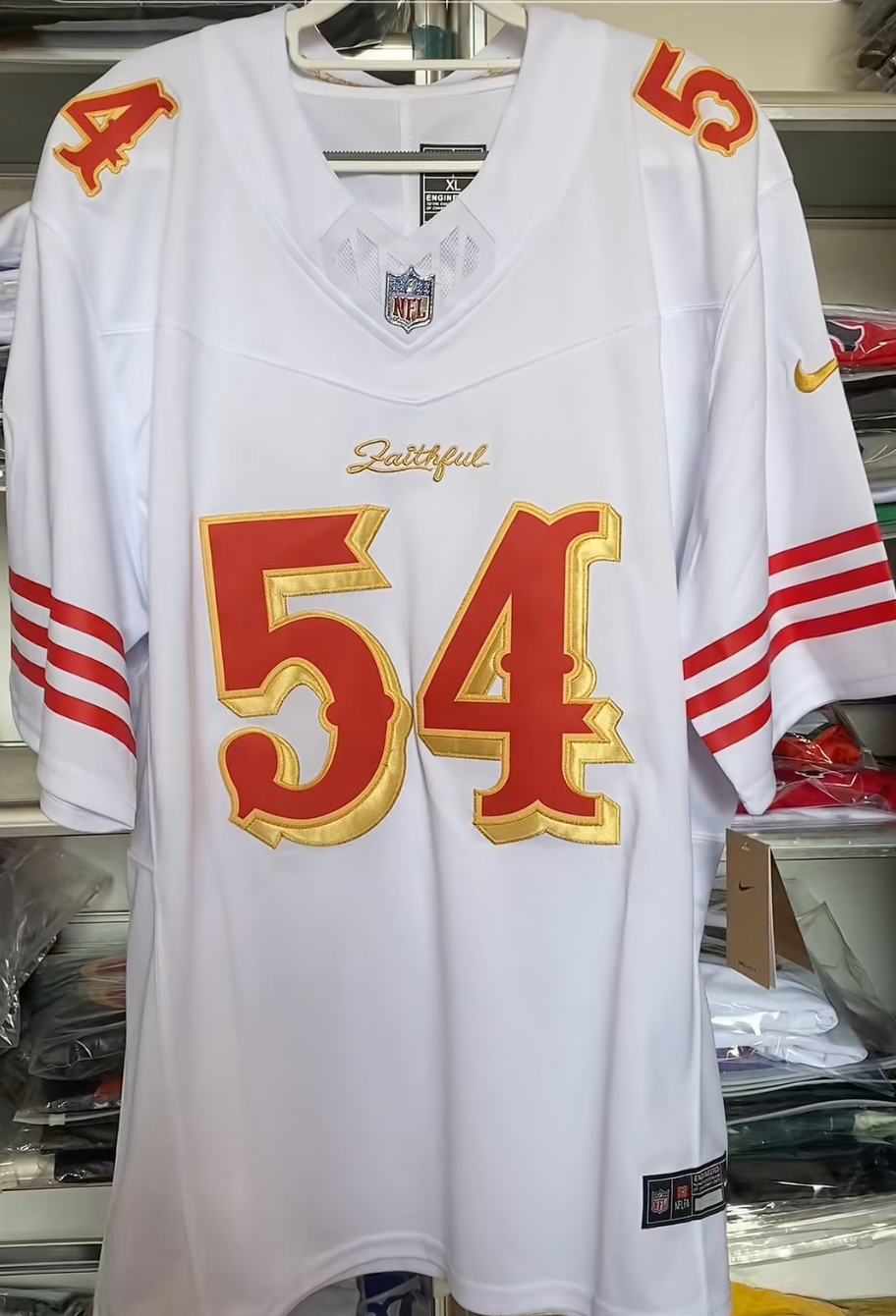 Fred Warner San Francisco 49ers Nike 2025 Rivalries Collection Vapor F.U.S.E Limited Jersey - White - Image 2