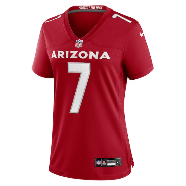 Jacoby Brissett Arizona Cardinals Nike Women's Team Game Jersey - Cardinal - Image 2