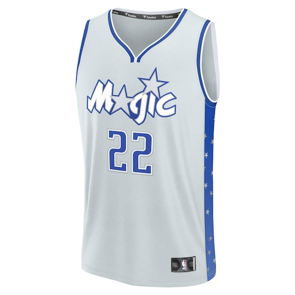 Franz Wagner Orlando Magic Youth 2025/26 City Edition Fast Break Jersey - Silver - Image 2