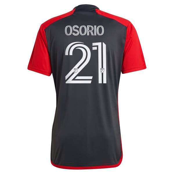 Jonathan Osorio Toronto FC adidas 2024 Club Kit Replica Player Jersey - Gray - Image 3