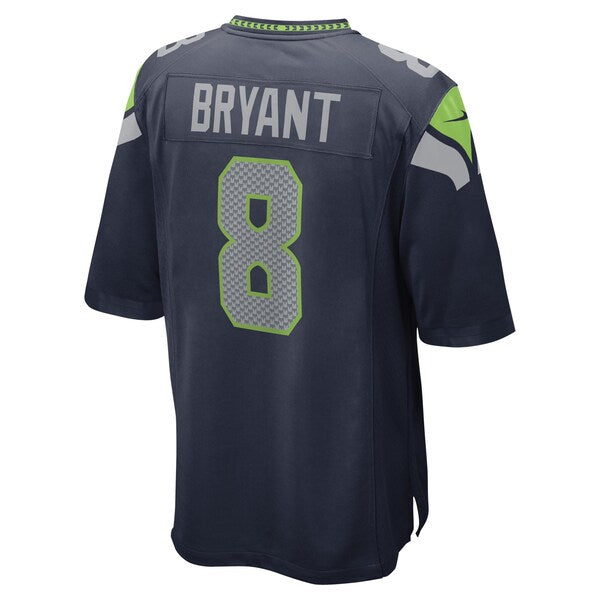 Coby Bryant Seattle Seahawks Nike Game Player Jersey - College Navy/Neon Green - Image 4