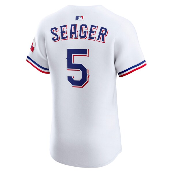 Corey Seager Texas Rangers Nike Home Elite Jersey - White - Image 3