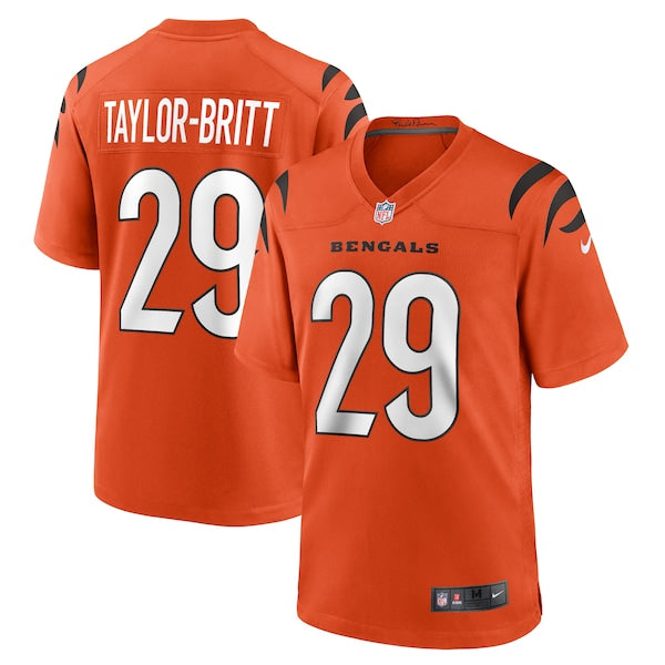 Cam Taylor-Britt Cincinnati Bengals Nike Alternate Game Jersey - Orange/Black/White