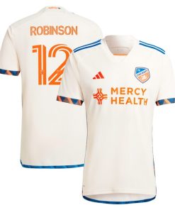 Miles Robinson FC Cincinnati adidas 2024 The Canvas Kit Replica Player Jersey - White/Blue