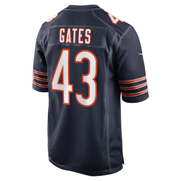 DeMarquis Gates Chicago Bears Nike Game Player Jersey - Navy - Image 3