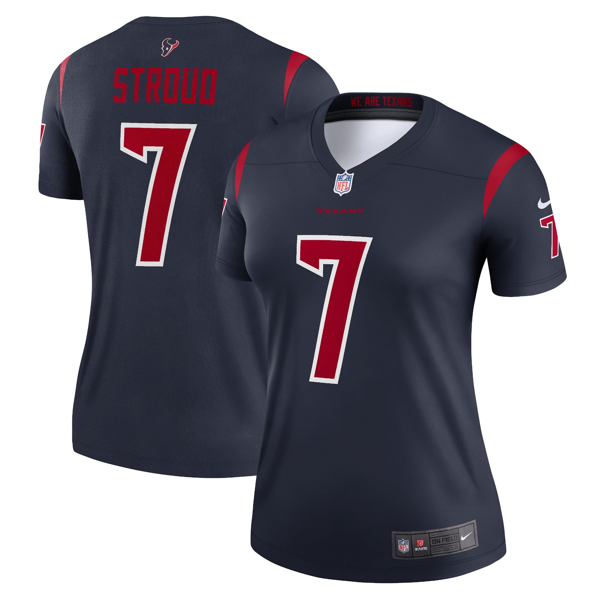 C.J. Stroud Houston Texans Nike Women's Legend Jersey - Red/Navy - Image 6