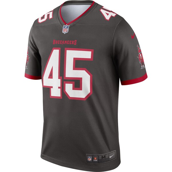 Devin White Tampa Bay Buccaneers Nike Alternate Legend Jersey - Pewter/Red - Image 3