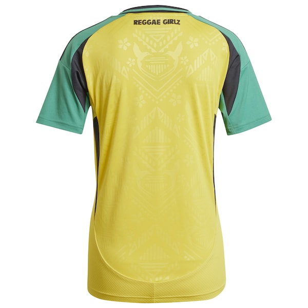 Jamaica National Team adidas Women's 2024 Home Replica Jersey - Yellow - Image 3