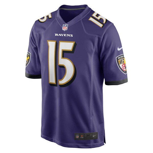 Nelson Agholor Baltimore Ravens Nike Game Jersey - Purple - Image 2