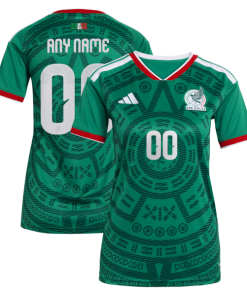 Mexico National Team adidas Women's 2026 Home Replica Custom Jersey - Green