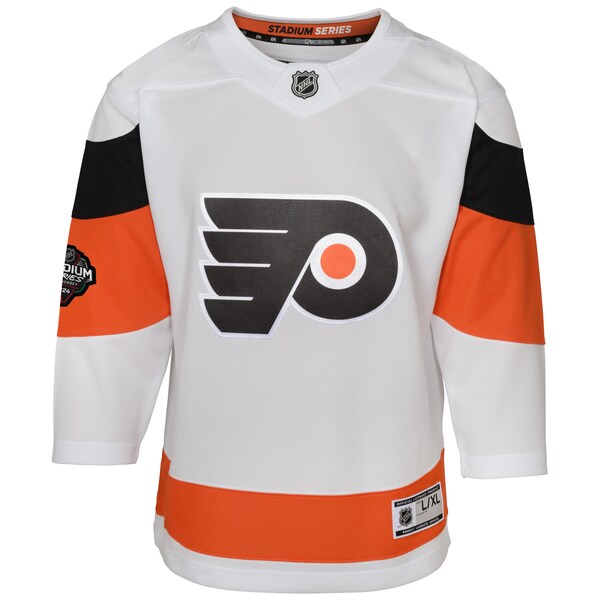 Philadelphia Flyers Youth 2024 NHL Stadium Series Premier Jersey?ยจC White - Image 2