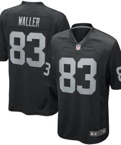 Darren Waller Las Vegas Raiders Nike Game Player Jersey - Black/White