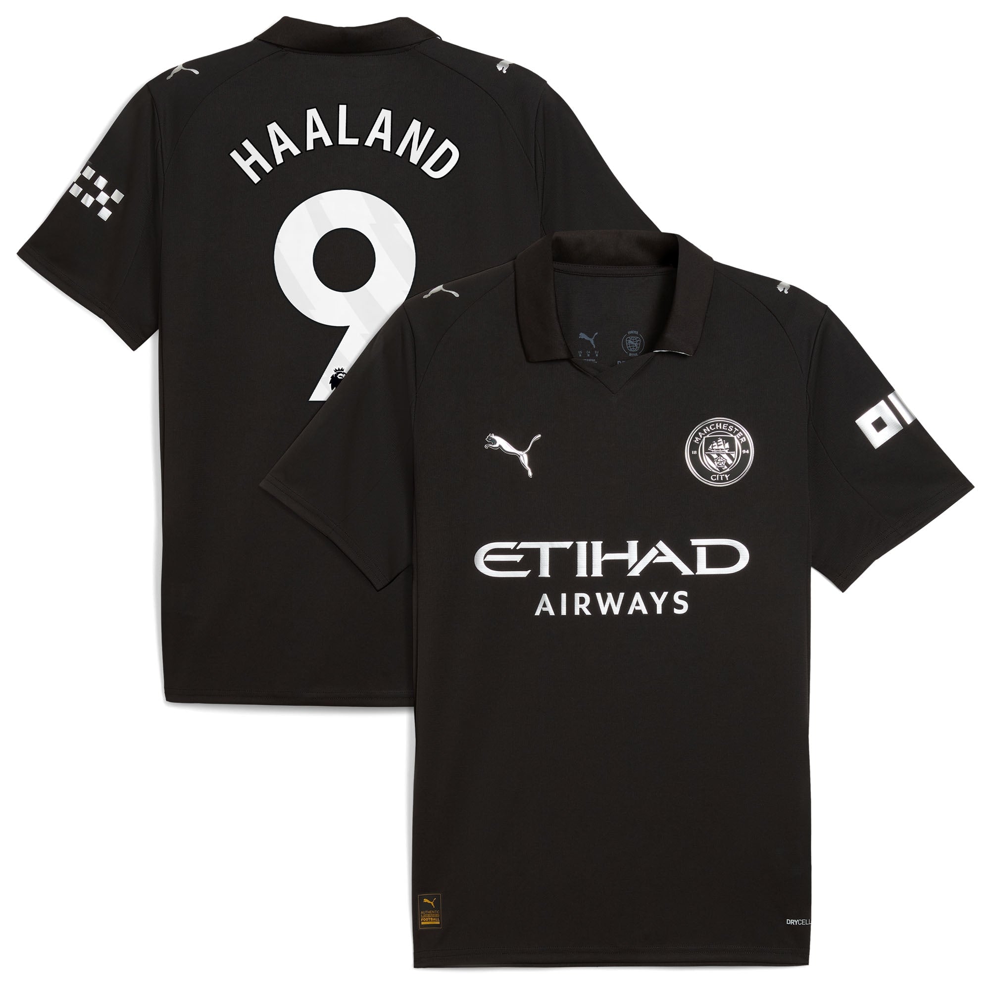 Manchester City Puma 2025/26 Third Replica Jersey - Green/Neon Green/Black/Light Blue - Image 7