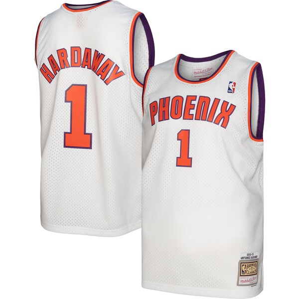 Penny Hardaway Phoenix Suns 2001/02 Hardwood Classics Swingman Jersey - White/Purple - Image 3
