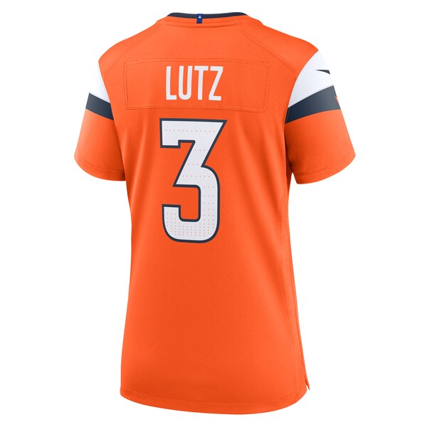 Wil Lutz Denver Broncos Nike Women's Team Game Jersey - Orange - Image 3