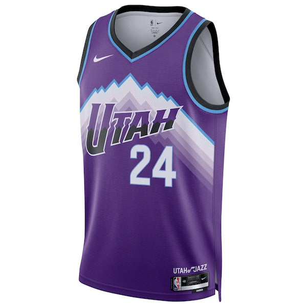 Walker Kessler Utah Jazz Nike Unisex Swingman Jersey - Icon Edition - Purple - Image 2