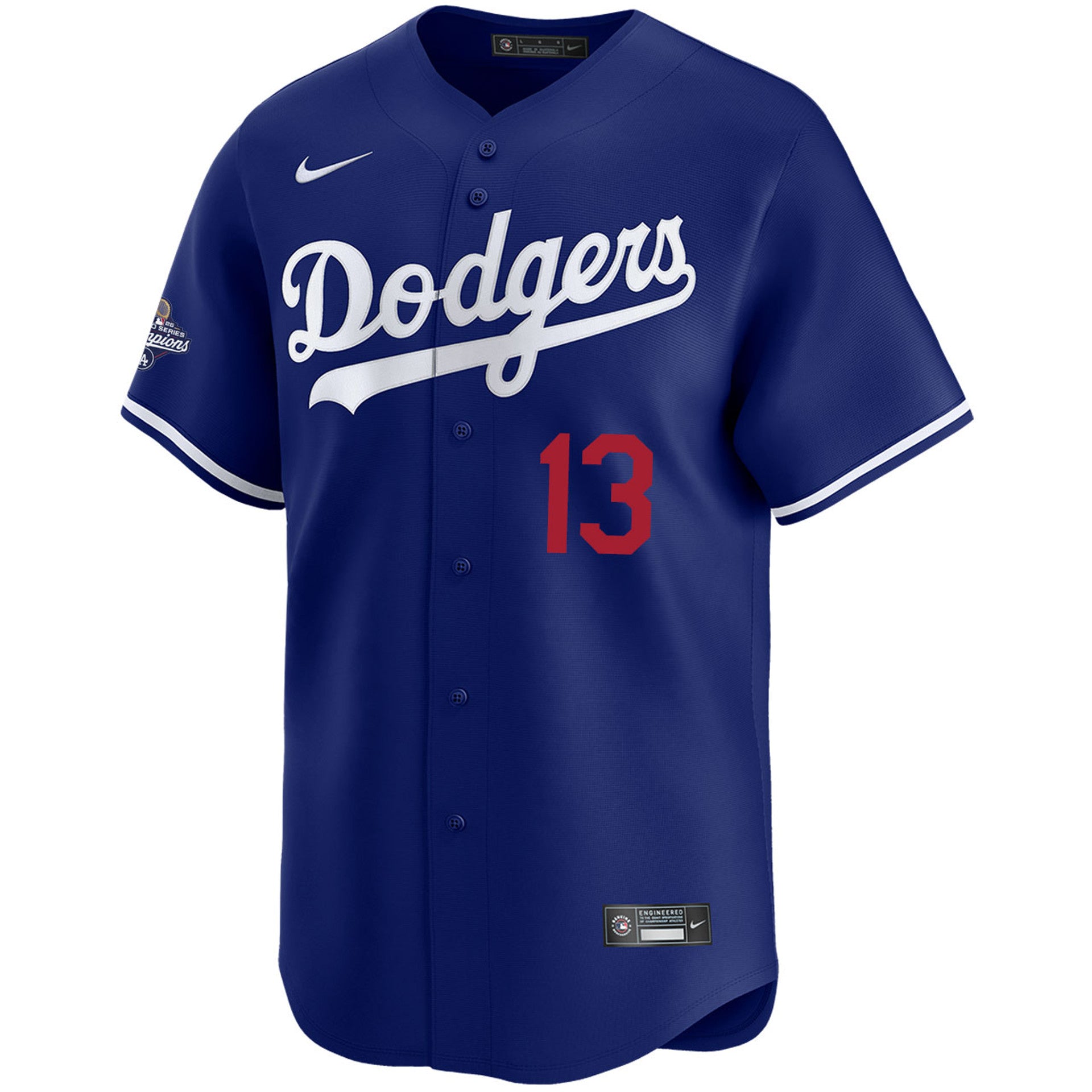 Max Muncy Los Angeles Dodgers Nike 2025 World Series Champions Limited Jersey - Dark Blue - Image 2