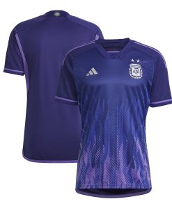 Custom Argentina National Team adidas 2022/23 Away Authentic Jersey - Navy