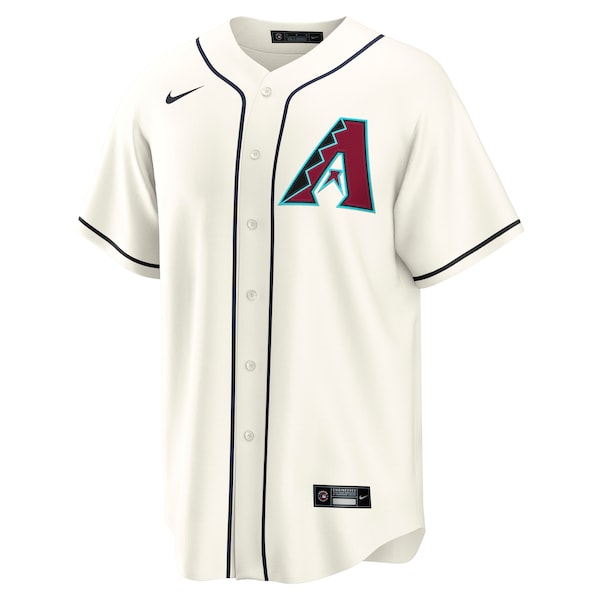 Ketel Marte Arizona Diamondbacks Nike Home Replica Jersey - Cream/Gray - Image 3