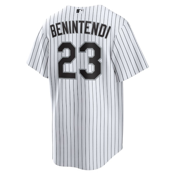 Andrew Benintendi Chicago White Sox Nike Home Official Player Jersey - White/Black - Image 2