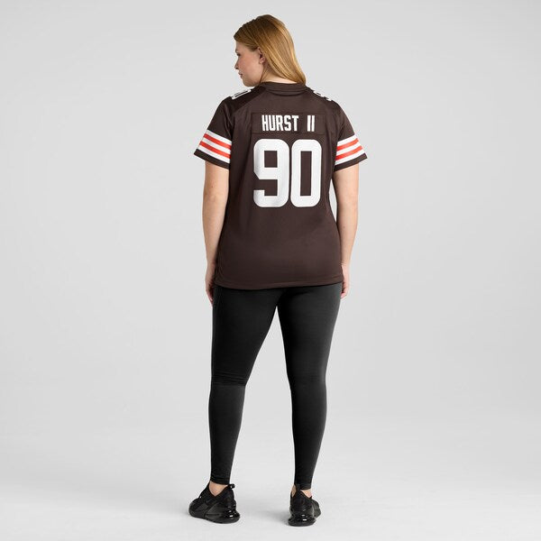 Maurice Hurst II Cleveland Browns Nike Women's Game Jersey - Brown - Image 7