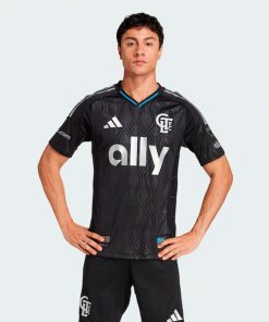 Charlotte FC adidas 2025 Fortress Kit Authentic Jersey - Black