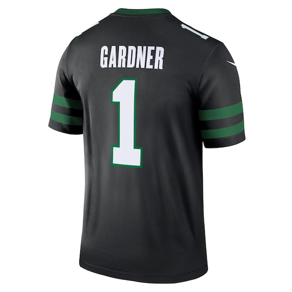 Ahmad Sauce Gardner New York Jets Nike Alternate Legend Jersey - Legacy Black/Green/White - Image 3