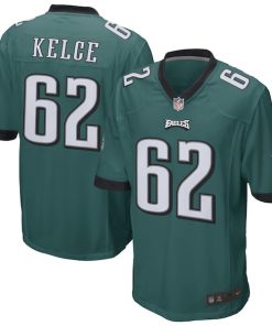 Jason Kelce Philadelphia Eagles Nike Game Jersey - Midnight Green/Kelly Green