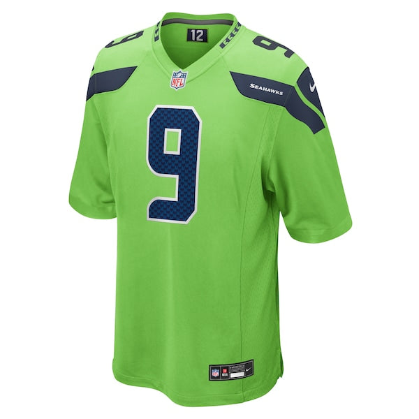 Kenneth Walker III Seattle Seahawks Nike Game Jersey - Neon Green - Image 2