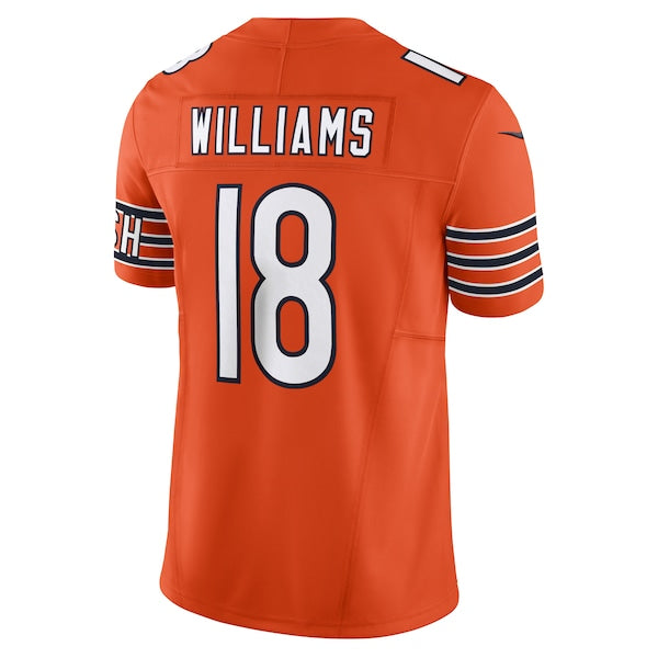 Caleb Williams Chicago Bears Nike Vapor F.U.S.E. Limited Jersey - Orange/White/Navy - Image 6