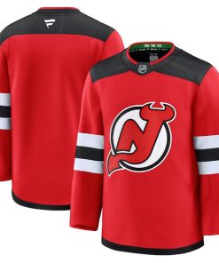 Alternative view of New Jersey Devils  Home Premium Jersey - Red/Black/White