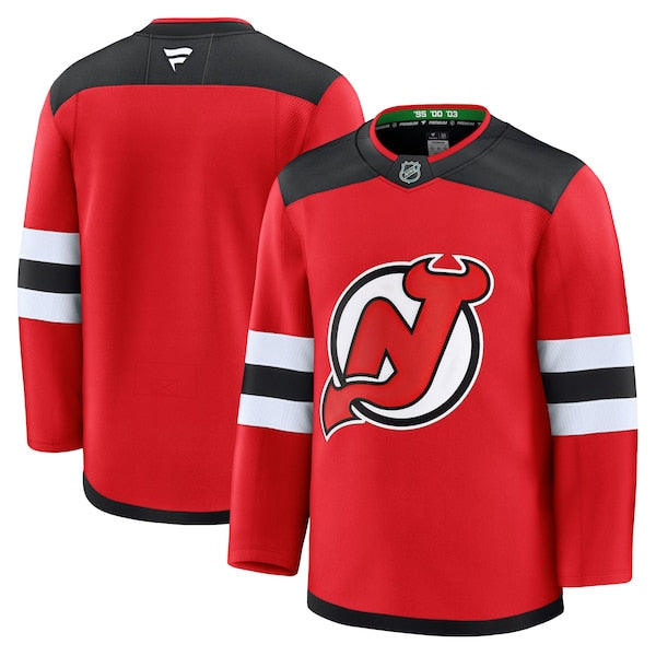 New Jersey Devils Home Premium Jersey - Red/Black/White - Image 2