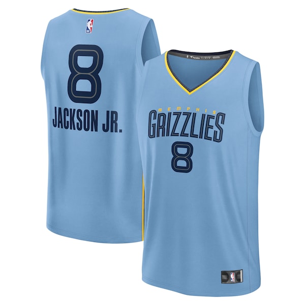Jaren Jackson Jr. Memphis Grizzlies Youth Fast Break Replica Jersey - Light Blue - Statement Edition