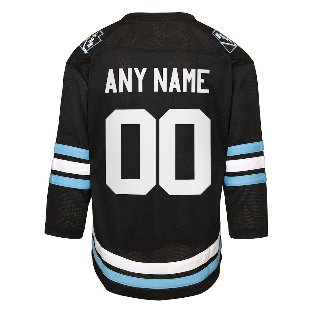 Utah Mammoth Home Replica Custom Jersey - Black - Image 5